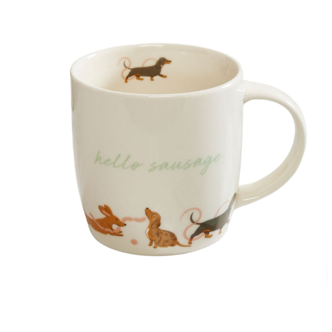 Mug with a dachshund design from the gifts range