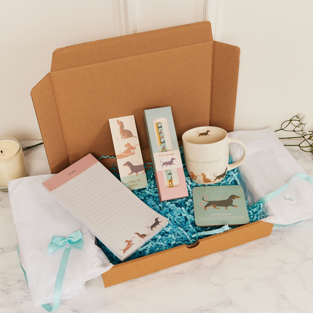 Brew & Do gift set with mug, coaster, to do list, bookmark and pen