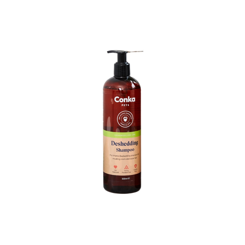 Deshedding dog shampoo and conditioner