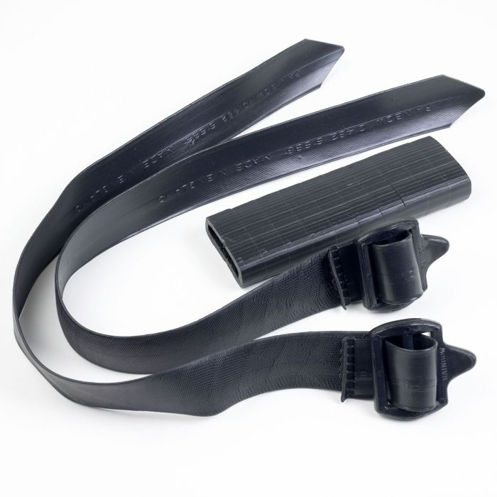 Dog fencing accessories including buckle ties
