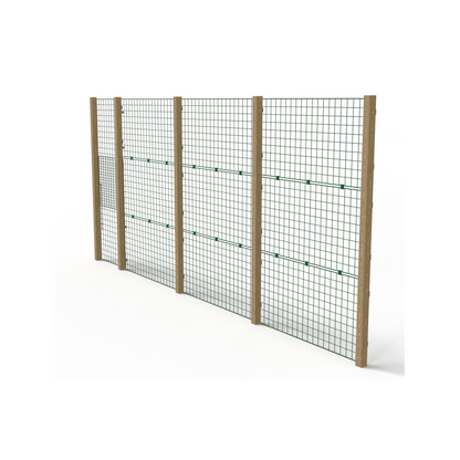 1.5m High Permanent Fencing -Small 50mm Mesh