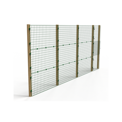 Permanent Dog Fence 1.5m High – 50mm Puppy-Proof Mesh – Tall Garden Boundary