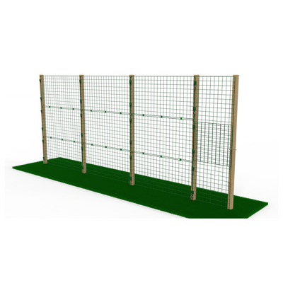 Permanent Dog Fence 1.5m High – 50mm Puppy-Proof Mesh – Tall Garden Boundary
