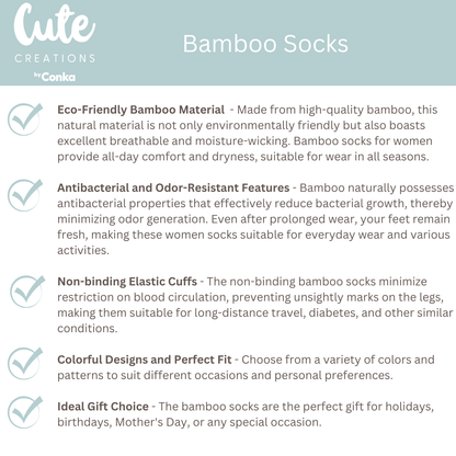 Bamboo Socks with Dachshund Dog Design
