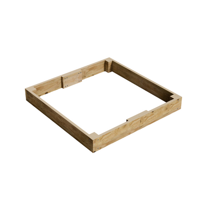 15cm / 6" High - Wooden Raised Beds Kit - FSC Treated Timber
