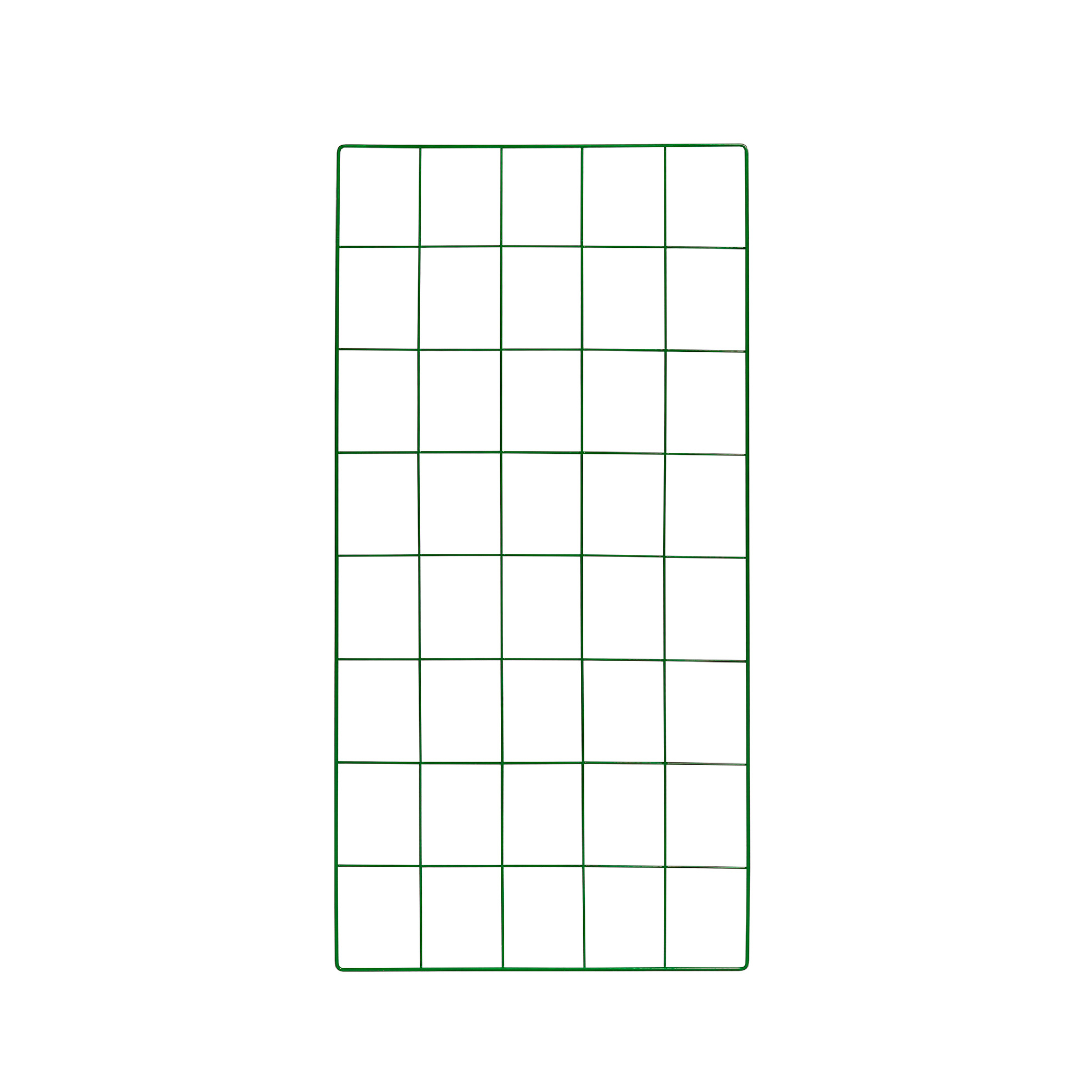 Wire Mesh Panels - PVC Coated 1m x 0.5m - 100mm x 125mm Holes Green Fencing Sheet