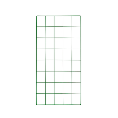 Wire Mesh Panels - PVC Coated 1m x 0.5m - 100mm x 125mm Holes Green Fencing Sheet