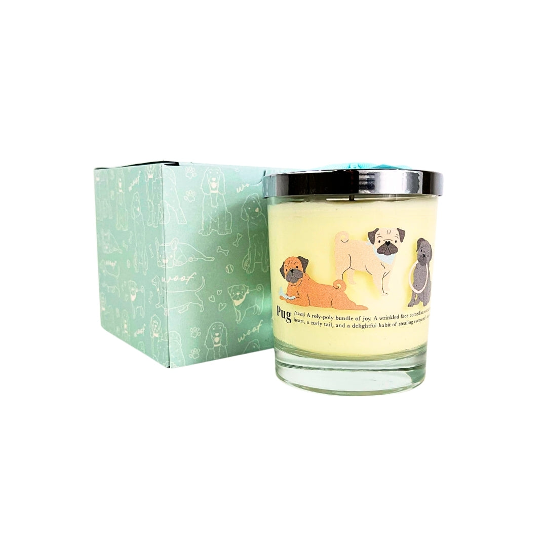 Pug Luxury Candle
