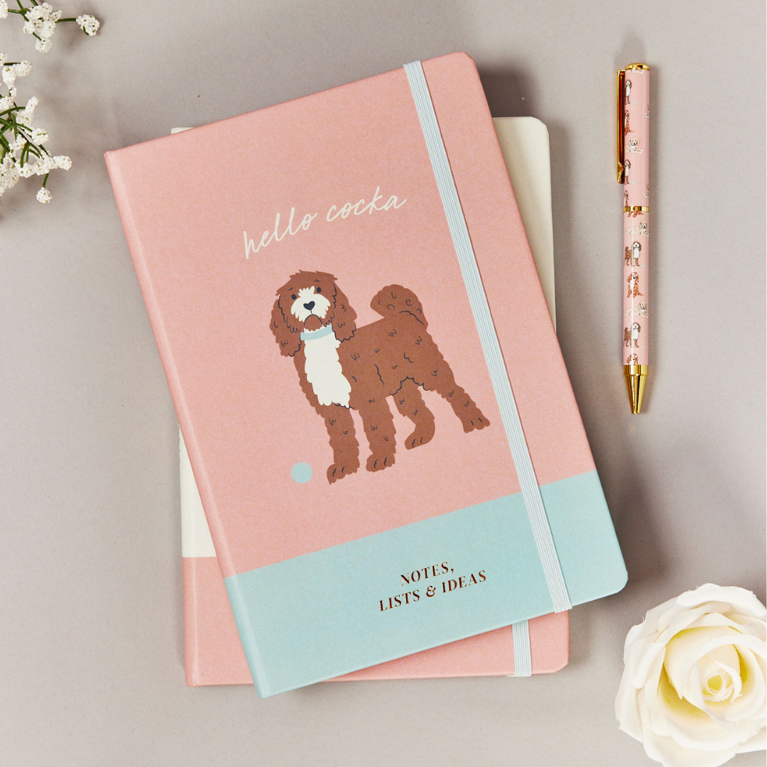 Cockapoo 'Scripted Moments' Gift Set - Notebook & Pen – Conka