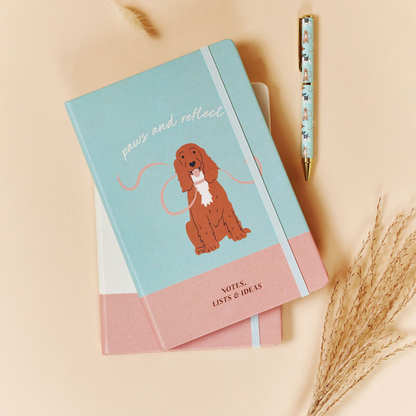 Spaniel 'Scripted Moments' Gift Set - Notebook & Pen