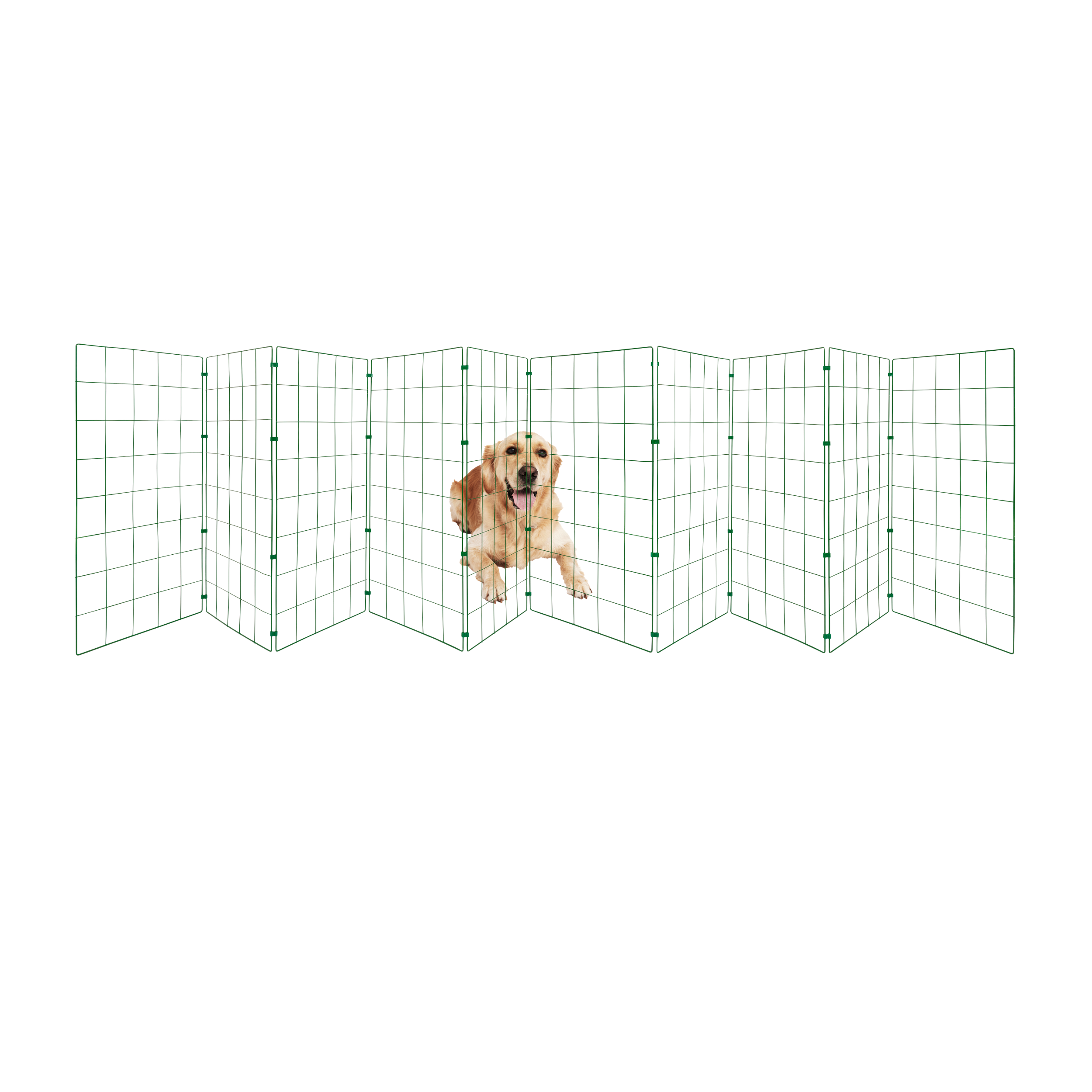 Freestanding Indoor Dog Barrier 1m High (100mm x 125mm Mesh)
