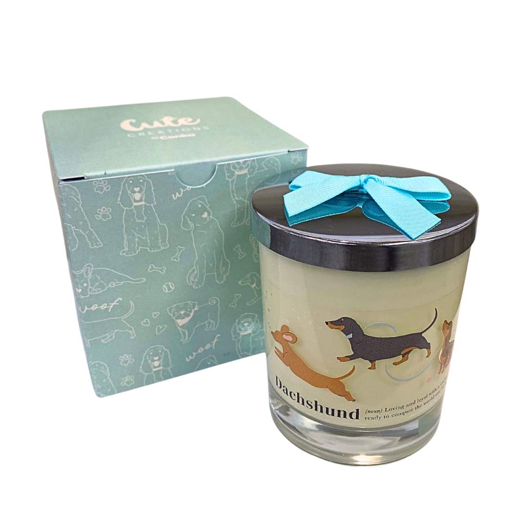Dachshund Sausage Dog Luxury Candle