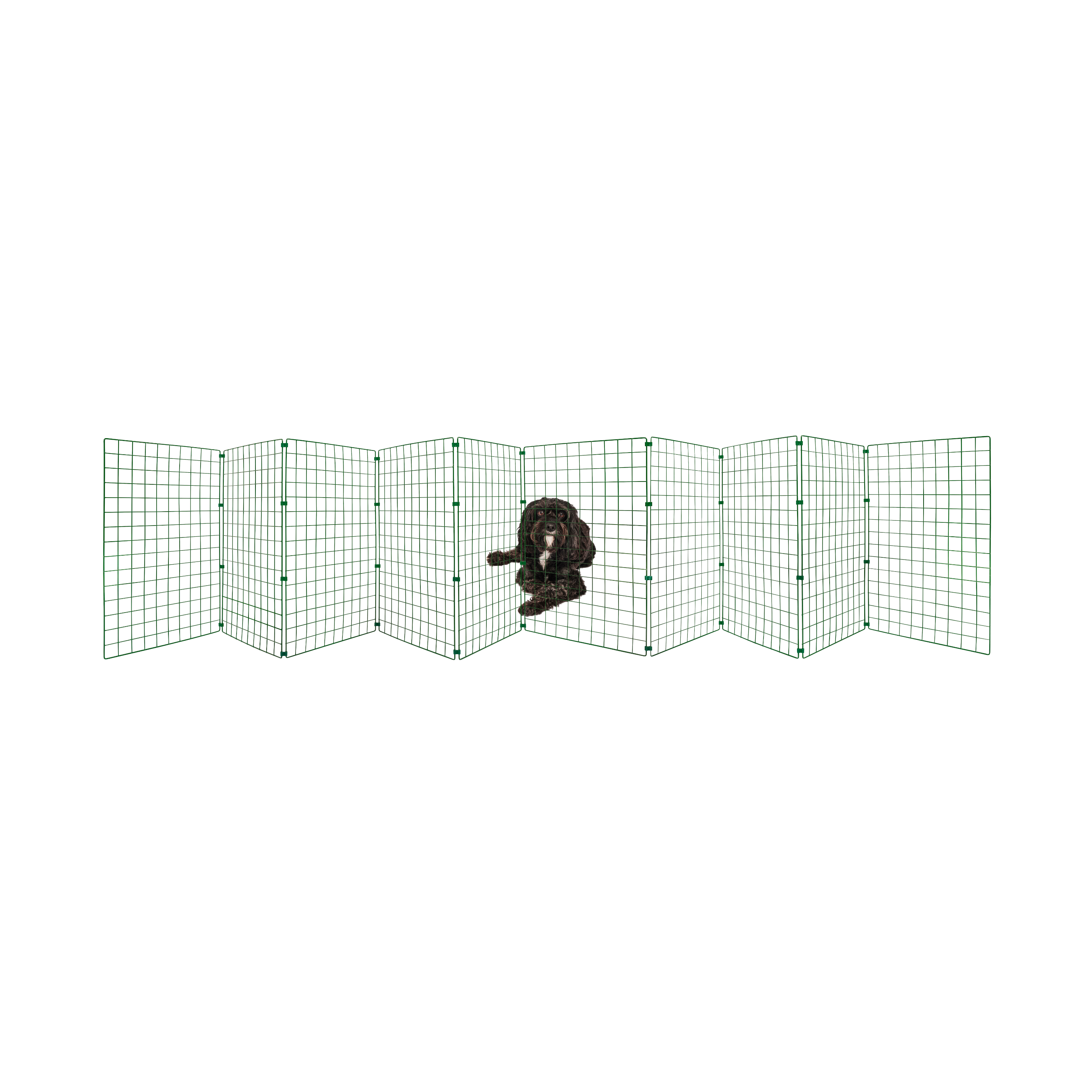 75cm High - PANELS & CLIPS ONLY - To Extend a Dog Fence - (50mm x 50mm Mesh)