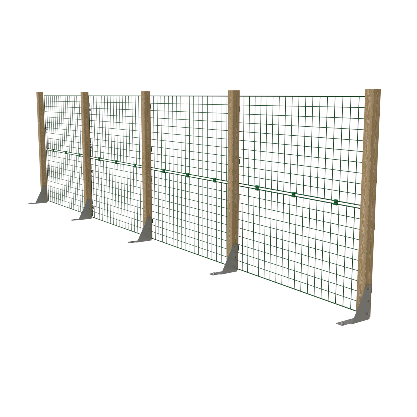 Hard Surface Permanent Fencing -  Standard Mesh - Various Heights