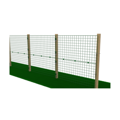 Permanent Dog Fence 1m High – 50mm Puppy-Proof Mesh – Posts & Panels Kit