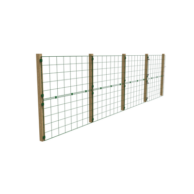 1m High Standard Mesh Permanent Garden Fence