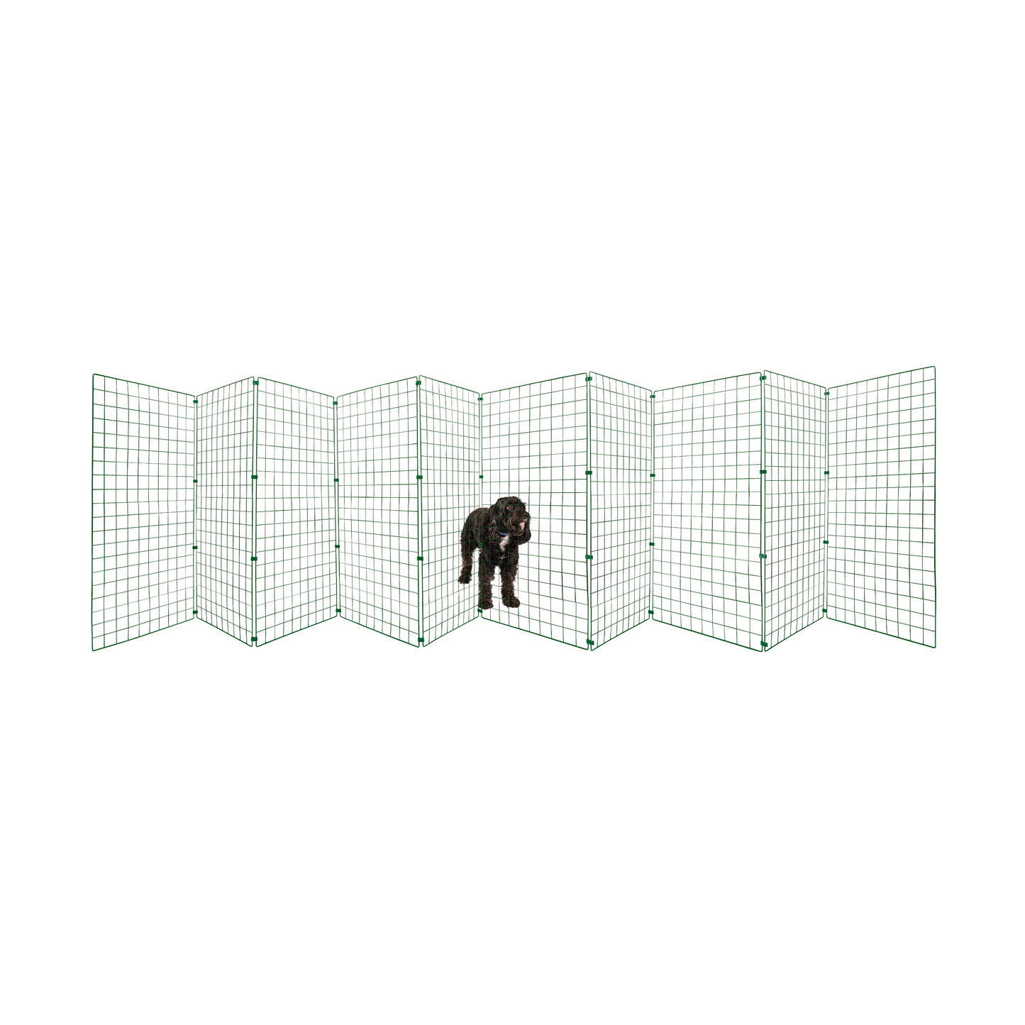 1m High - PANELS & CLIPS ONLY - To Extend a Dog Fence - (50mm x 50mm Mesh)