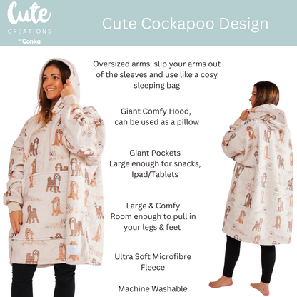 Cockapoo Design HOODIE - One size