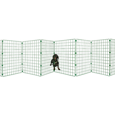 Folding Dog Fence - 60cm High (50mm x 50mm Mesh) Ideal for Puppy/Small Dogs