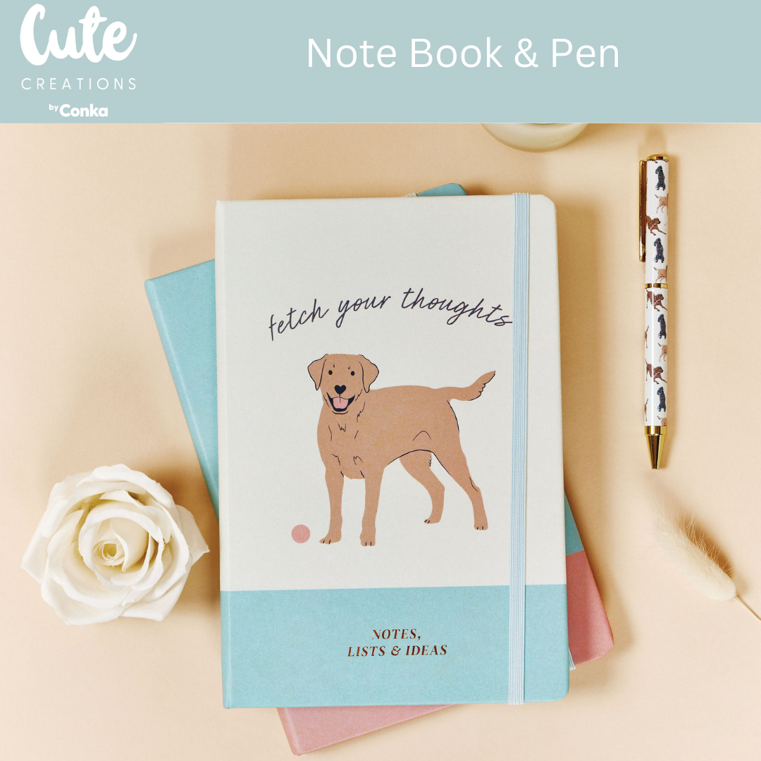 Paws 'n' Plan Labrador Design 7 Piece Stationery Gift Set