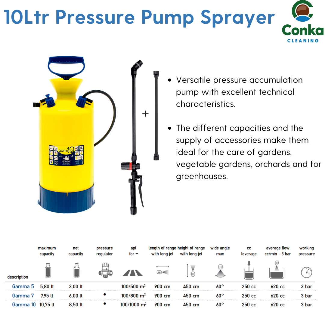 DiMartino 10 Ltr Garden Pressure Sprayer