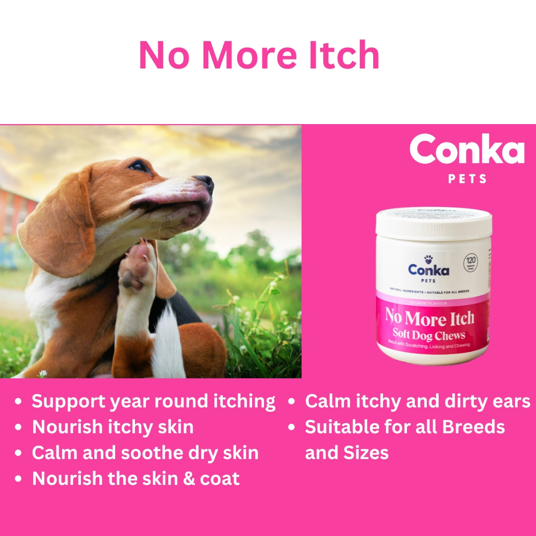 Conka Pets No More Itch Salmon Flavoured Dog Chews