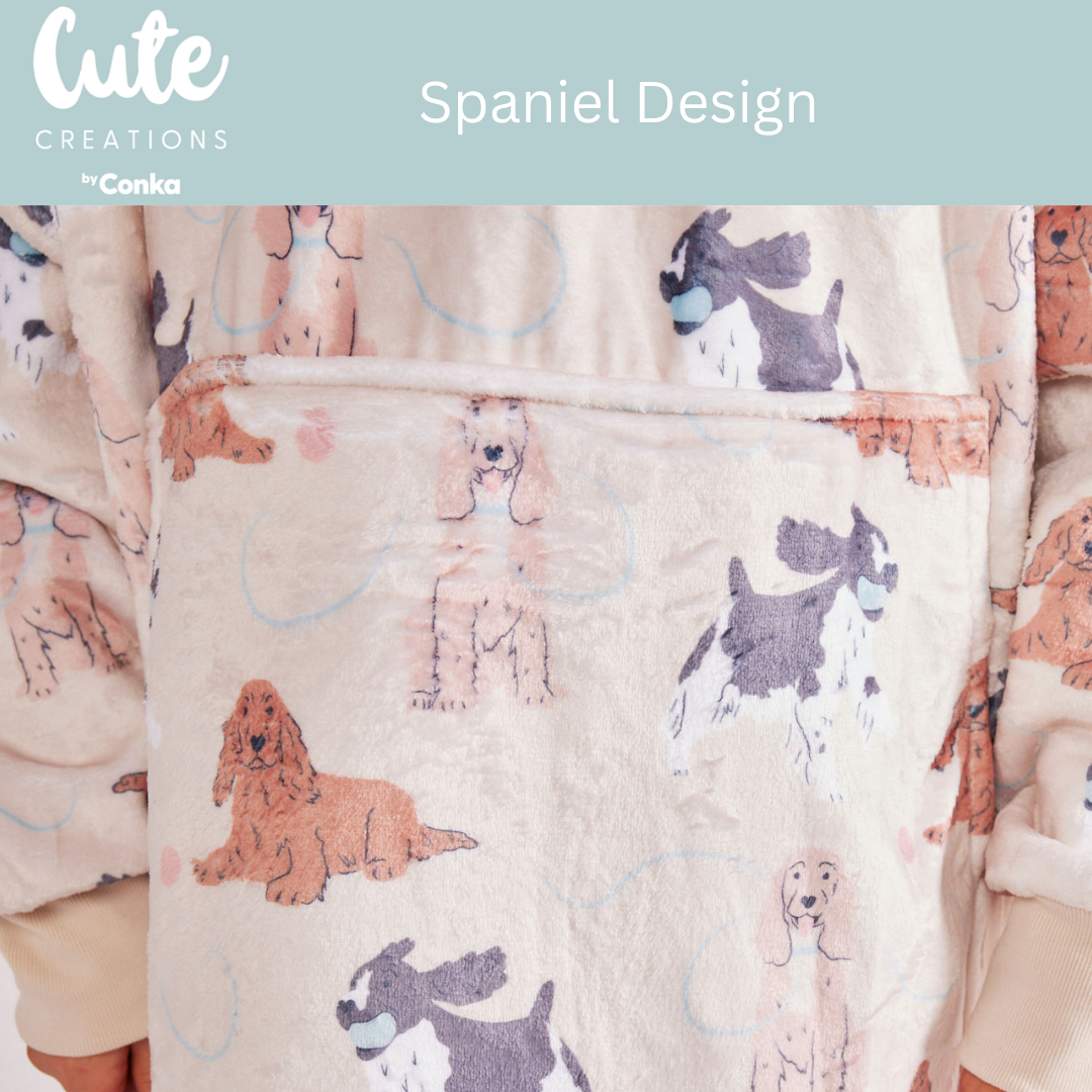 Spaniel Design HOODIE - One size