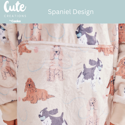 Spaniel Design HOODIE - One size
