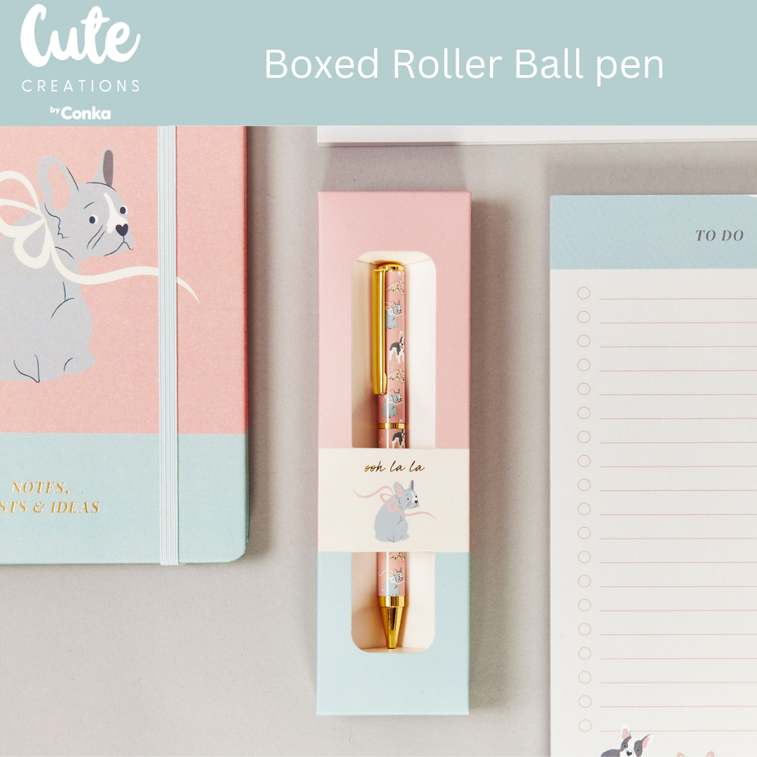 French Bulldog 'Scripted Moments' Gift Set - Notebook & Pen