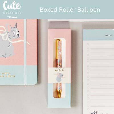 French Bulldog 'Scripted Moments' Gift Set - Notebook & Pen