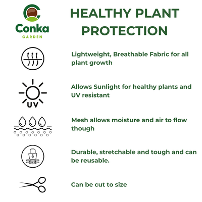 Insect Netting for Plants, Crops, Fruit and Flower Protection.