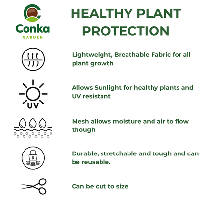 Insect Netting for Plants, Crops, Fruit and Flower Protection.
