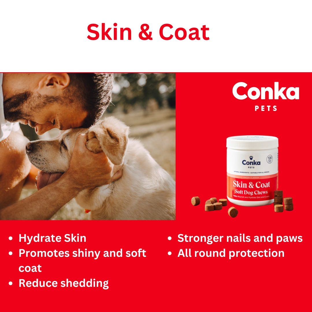 Conka Skin & Coat Dog Chews