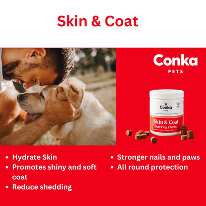 Conka Skin & Coat Dog Chews