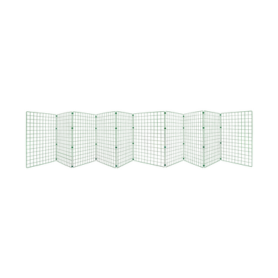 Folding Dog Fence 75cm High – 50mm Puppy Mesh – Indoor & Garden Panels