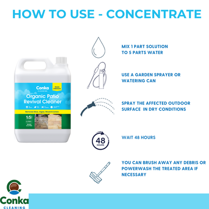 Conka Cleaning Organic Patio Revival Cleaner
