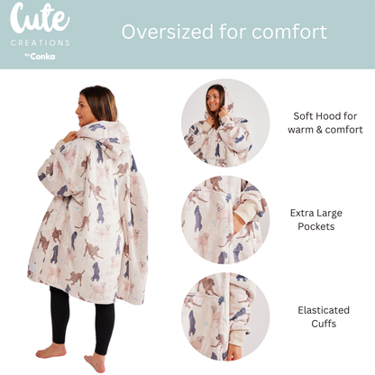 Labrador Design HOODIE - One size