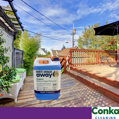 Wet & Walk Away Organic Moss & Algae Remover, Patio Cleaner, Mould, Lichen Remover 2.5Ltr Concentrate
