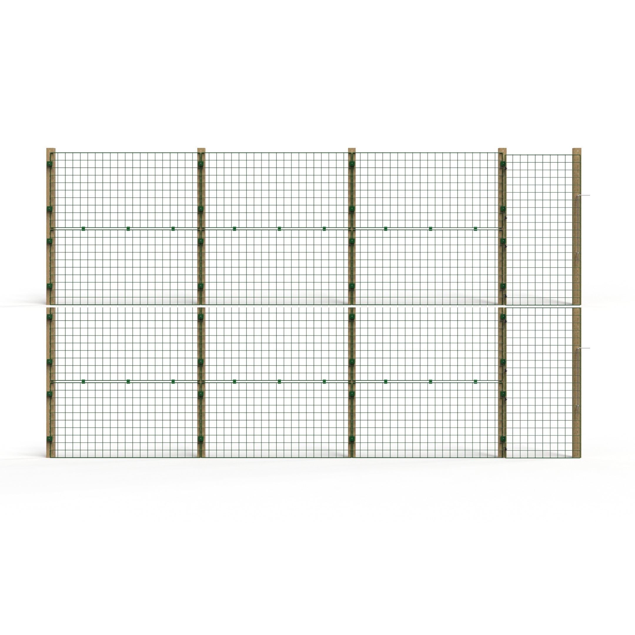 2m High Outdoor 50mm Mesh Panel Fence – Ideal for All Dogs