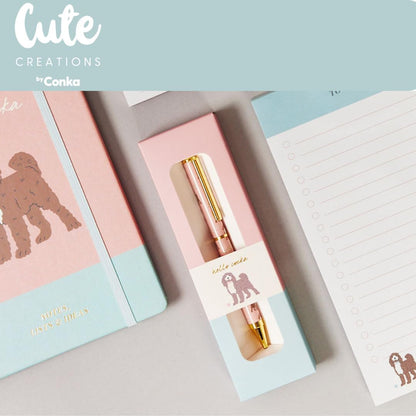 Cockapoo Dog Pen - Premium Black Writing Pen with Adorable Cockapoo Design