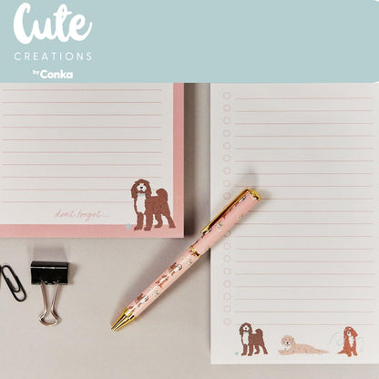 Cockapoo Dog Pen - Premium Black Writing Pen with Adorable Cockapoo Design