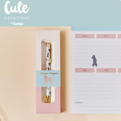 Labrador Dog Pen - Premium Black Writing Pen with Adorable Labrador Design