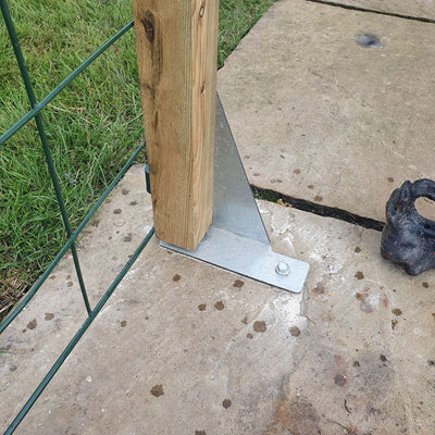 Permanent Dog Fence 50cm High for Patios & Concrete – 50mm Mesh