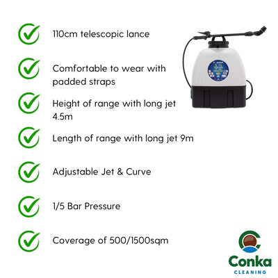 DiMartino 12L Electra 12V Lithium Battery Backpack Sprayer