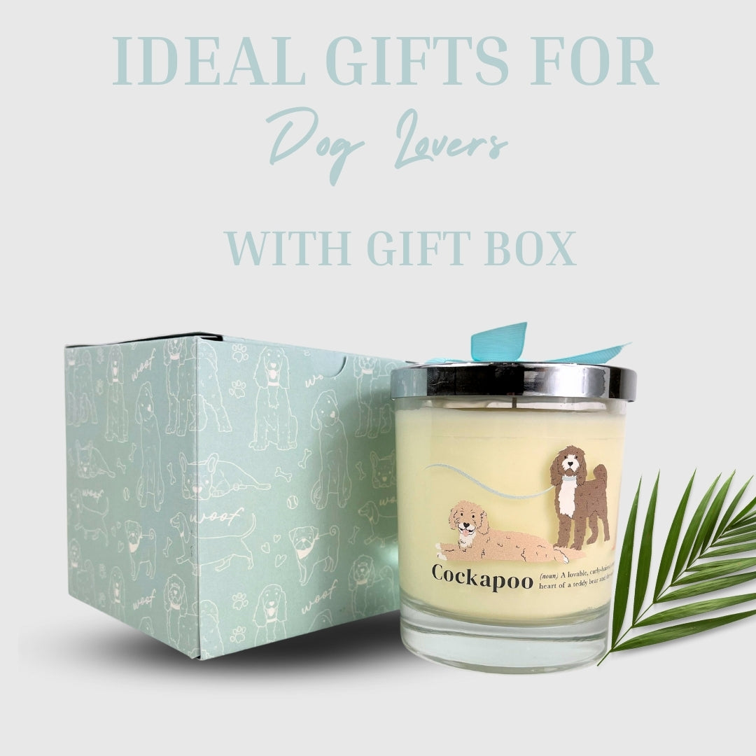 Cockapoo Luxury Soy Candle. Hand Poured in the UK. Comes in Gift Box