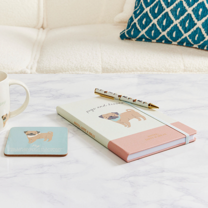 Pug 'Scripted Moments' Gift Set - Notebook & Pen