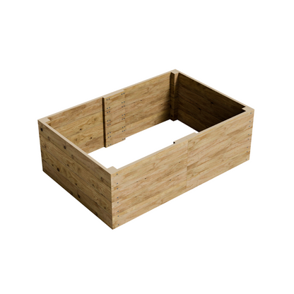 60cm / 24" High - Wooden Raised Bed Kits - FSC Treated Timber