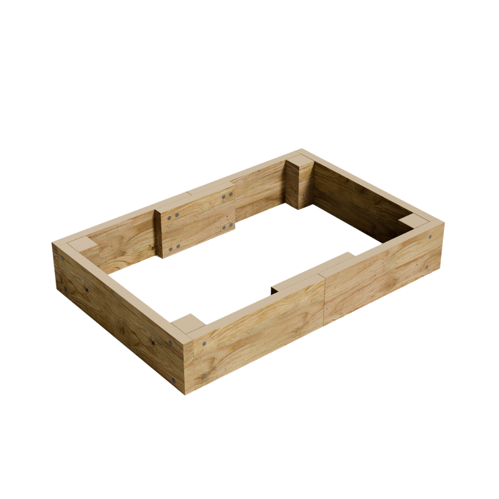 Wooden Garden Raised Grow Beds - FSC Treated Timber - Various Sizes