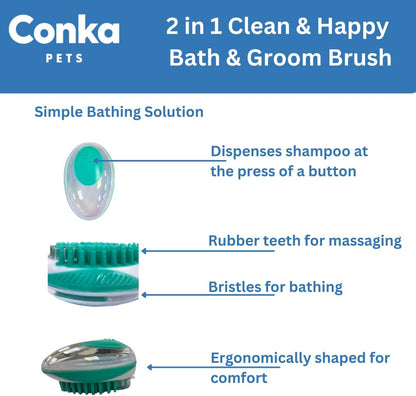 Dog Bathing/Cleaning Brush