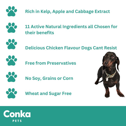 Conka Plaque Off Powder for Dogs